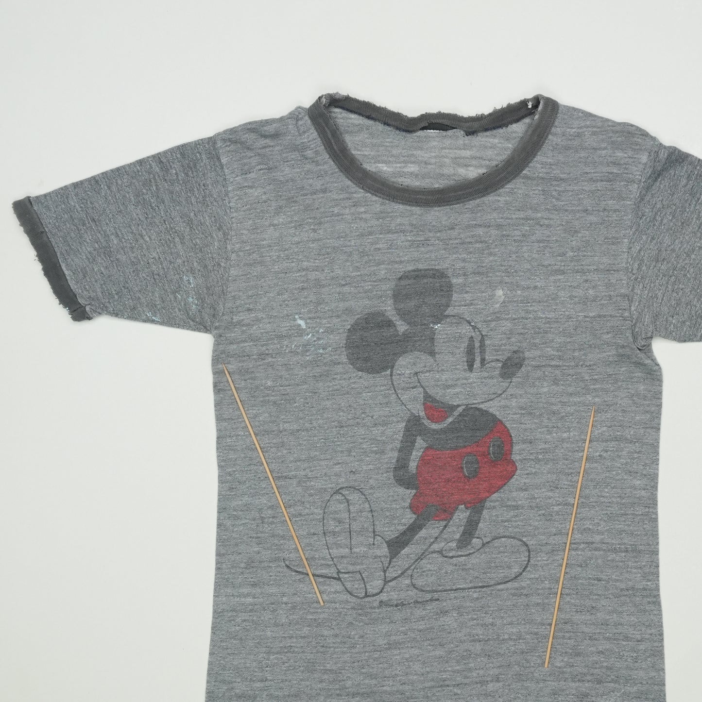 1980s Mickey Mouse Disney Shirt Detail