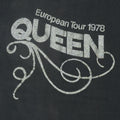 1978 Queen Crew Euro Tour Shirt Detail