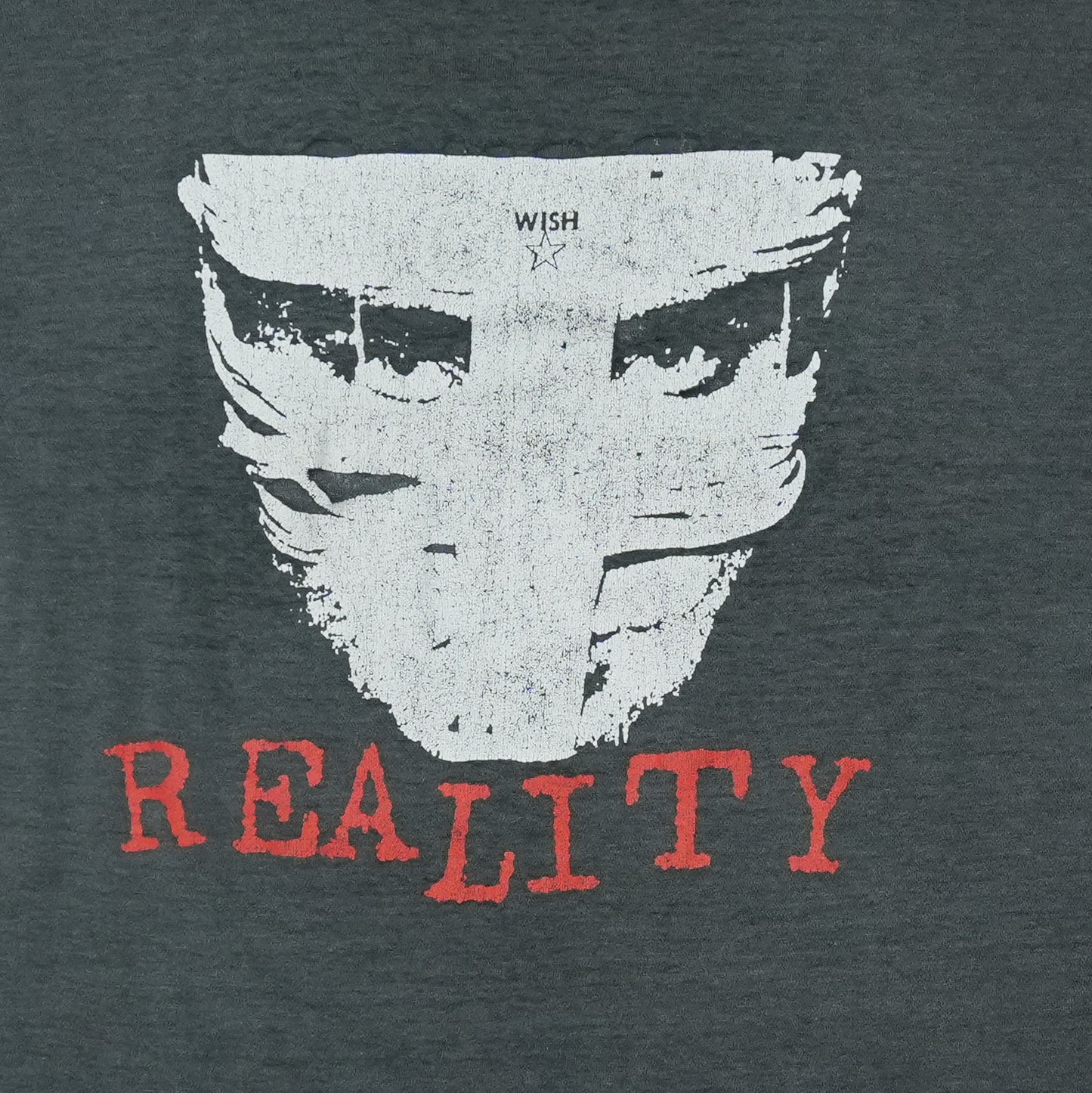1980s Tackhead Reality Hard Left Shirt Detail