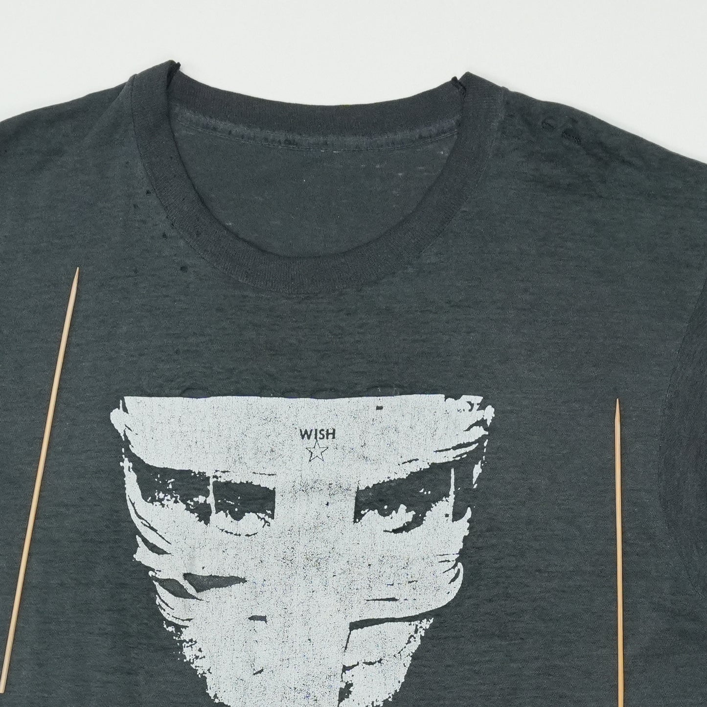 1980s Tackhead Reality Hard Left Shirt Detail