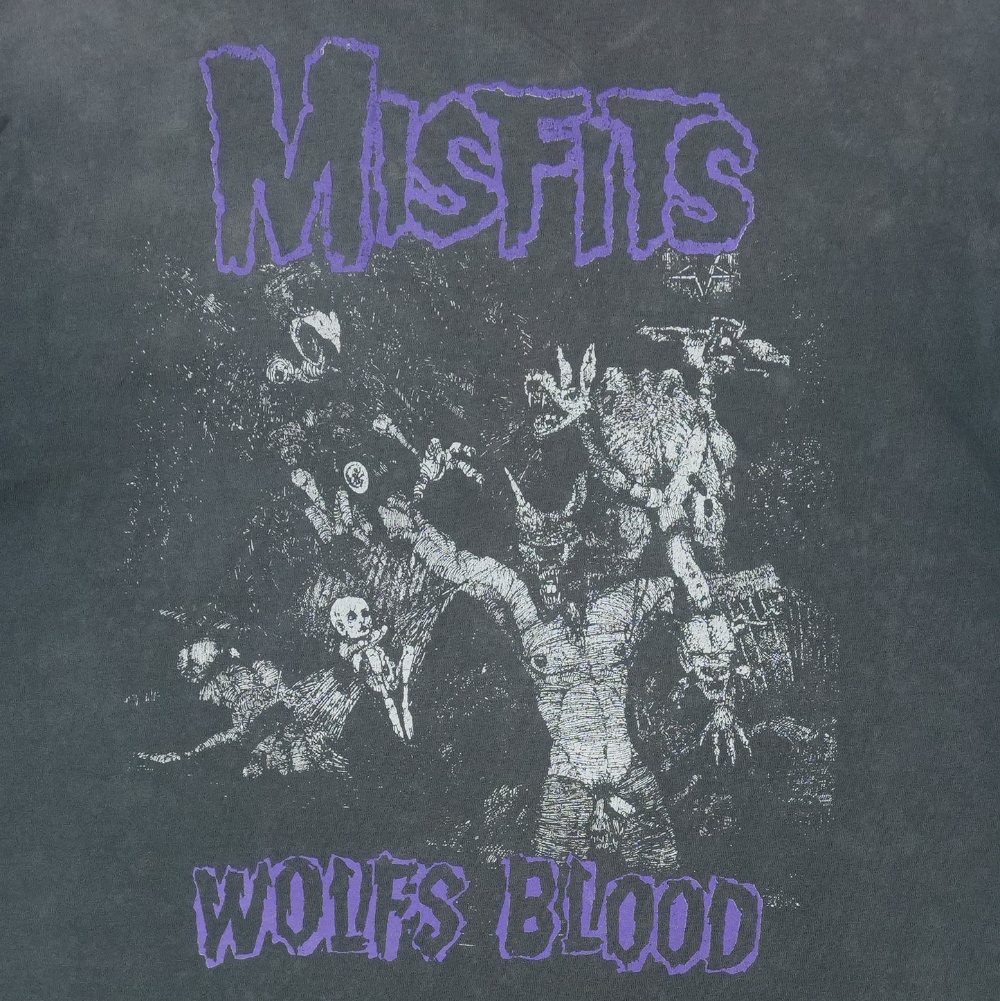 1990s Misfits Die Die My Darling Shirt Detail