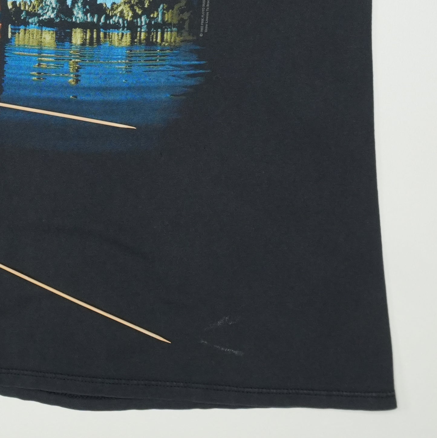 1992 Pink Floyd Wish You Were Here Shirt Detail