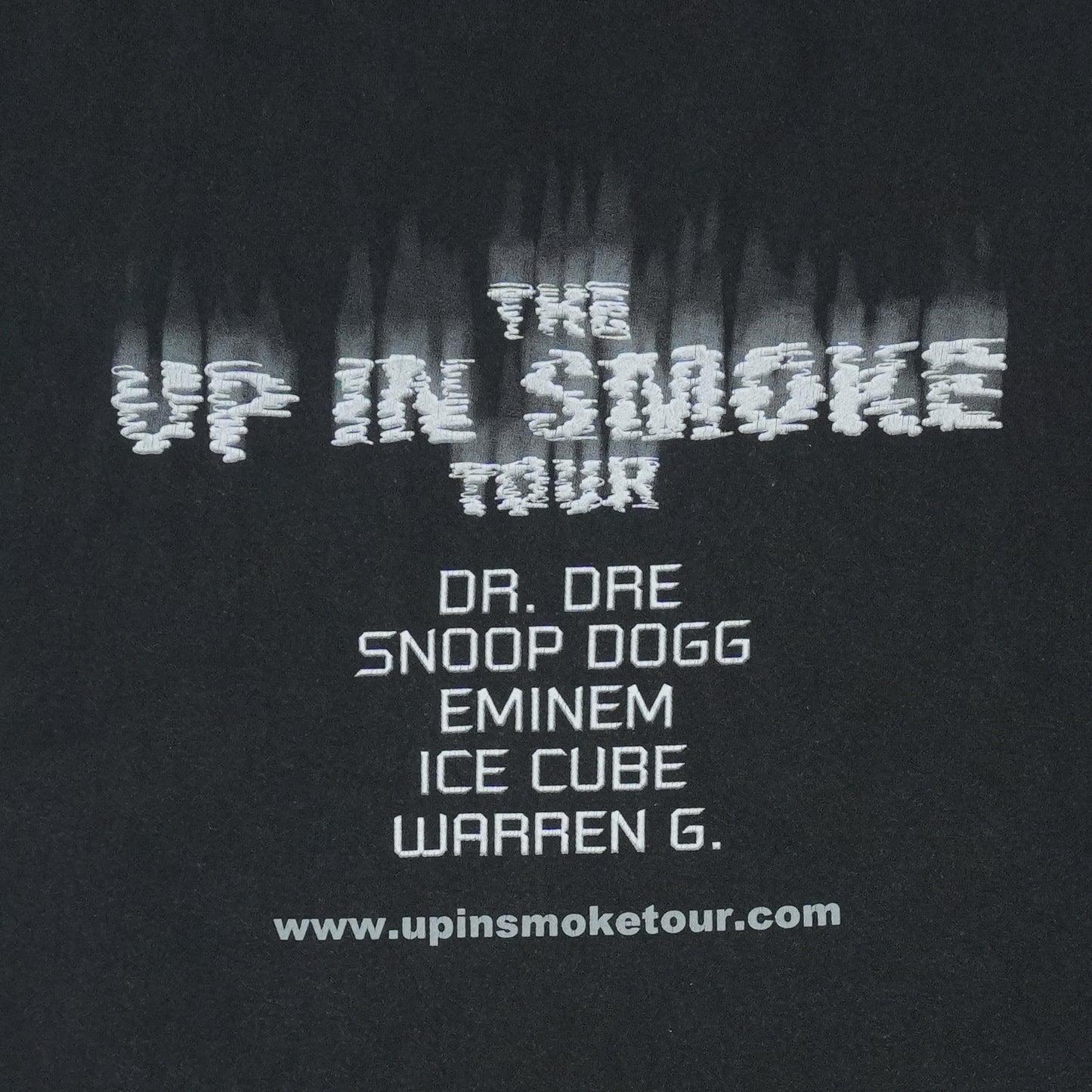 2000 The Up In Smoke Tour Shirt Detail