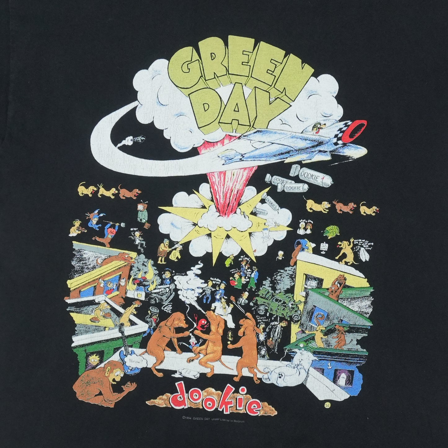 1994 Green Day Dookie Shirt Detail