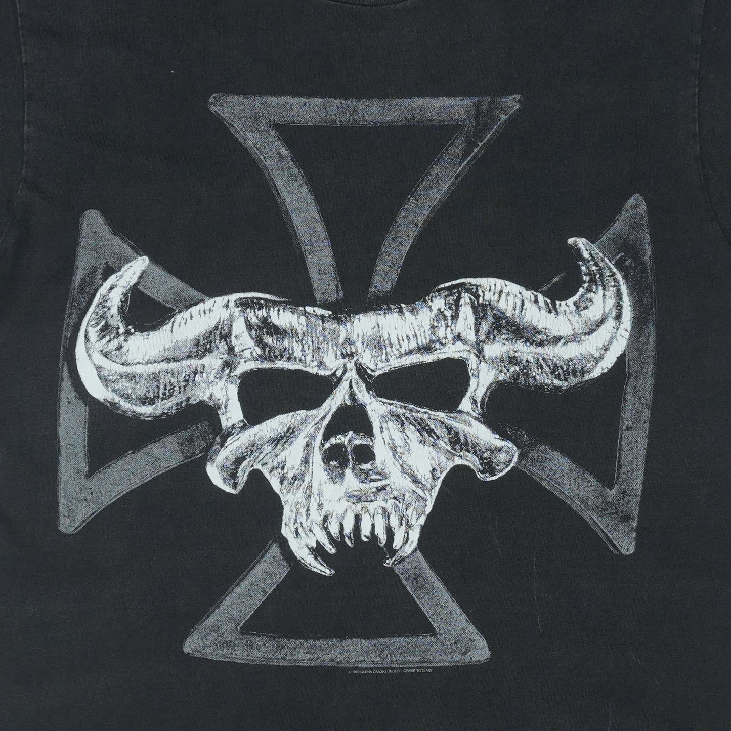 1992 Danzig Thrall Demon-SweatLive Shirt Detail
