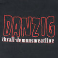 1992 Danzig Thrall Demon-SweatLive Shirt Detail