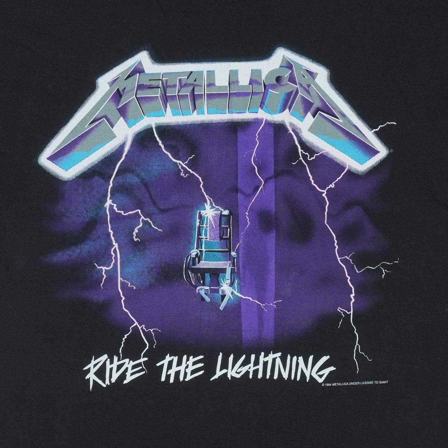 1990s Metallica Ride The Lightning Shirt