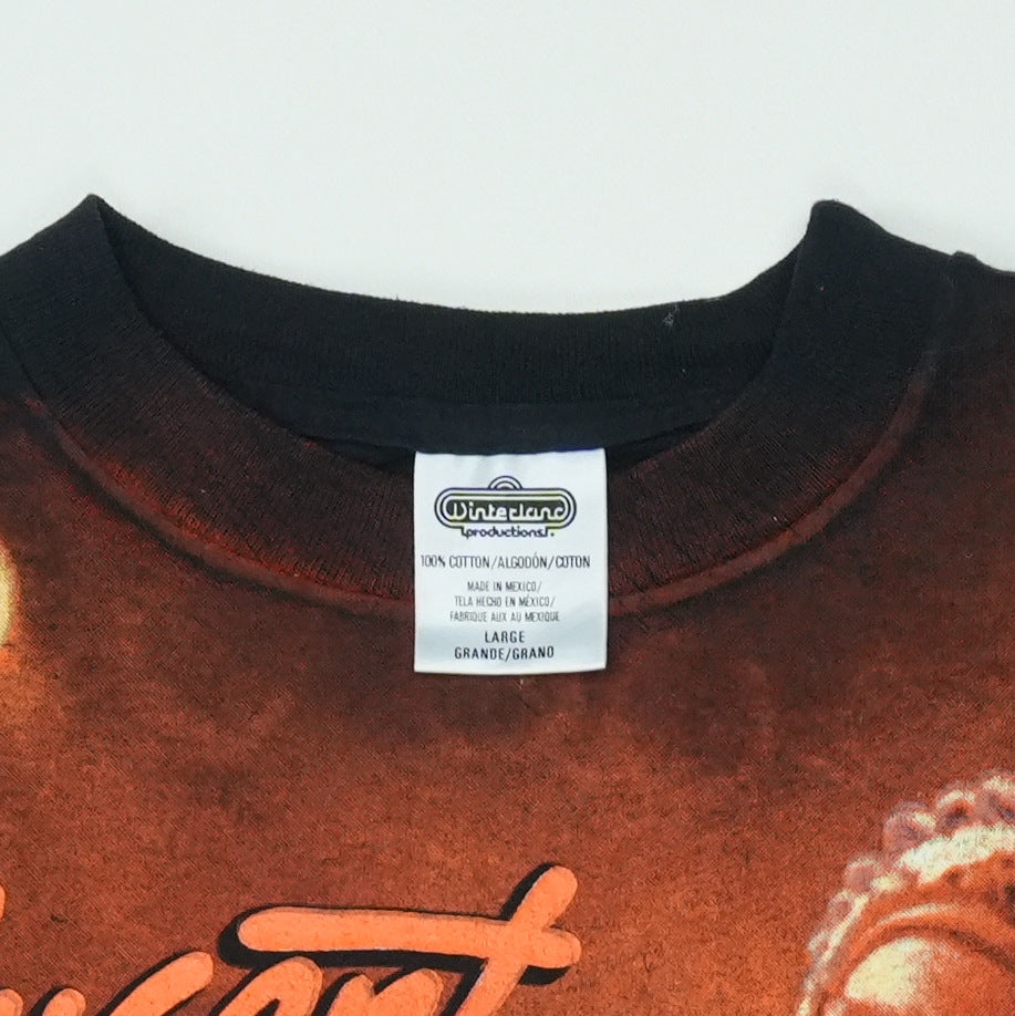 1995 Ted Nugent Spirit Of The Wild Shirt Detail