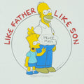 1990 The Simpsons Homer Bart Father Son Shirt