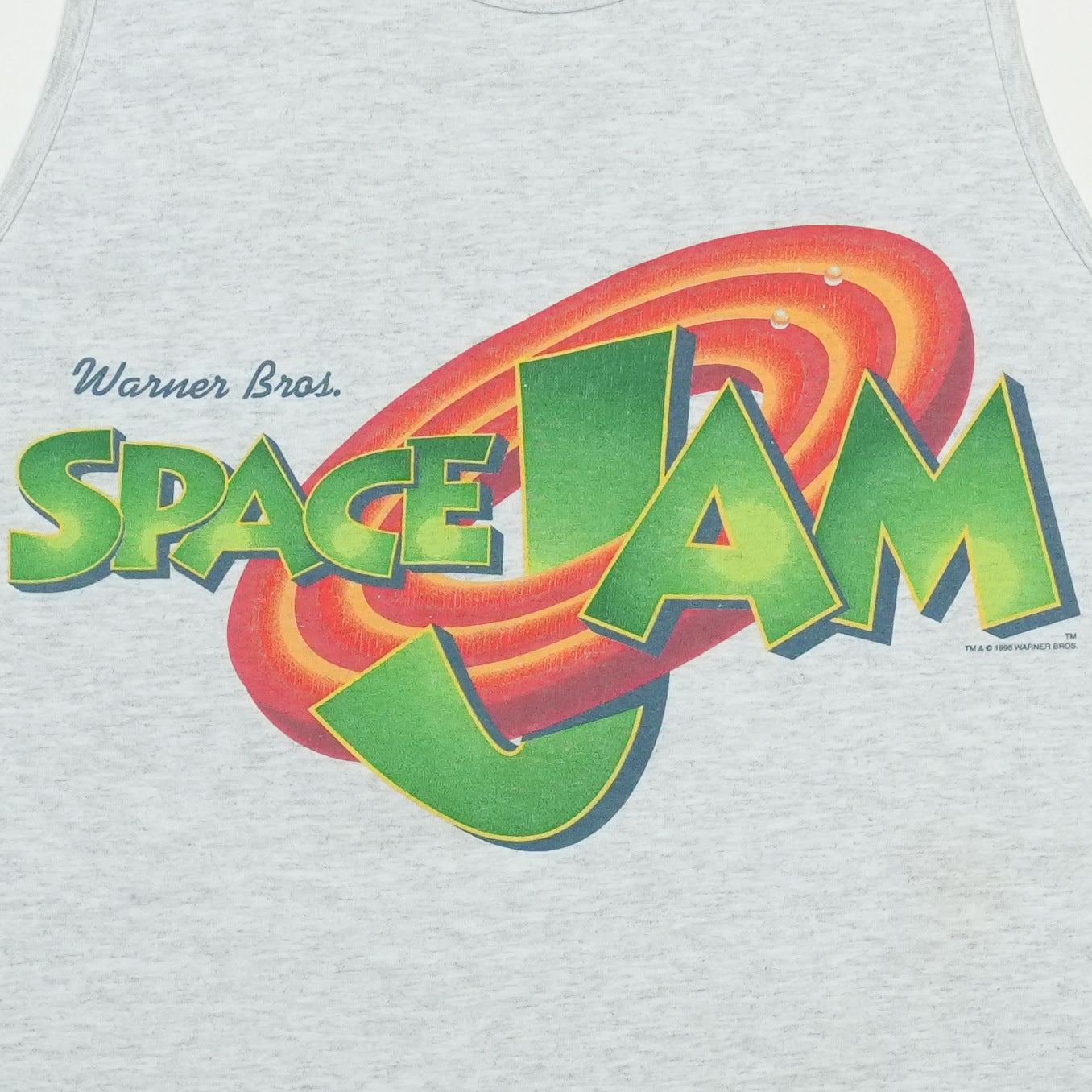 1996 Space Jam Tank Top Front Graphic