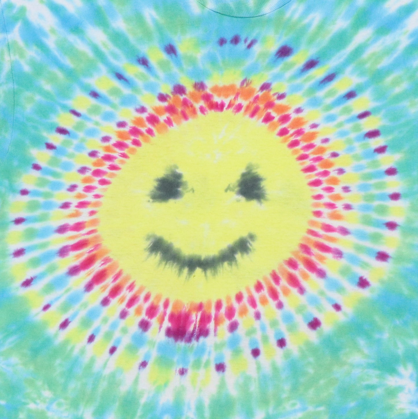 1980s Smiley Tie Dye Shirt