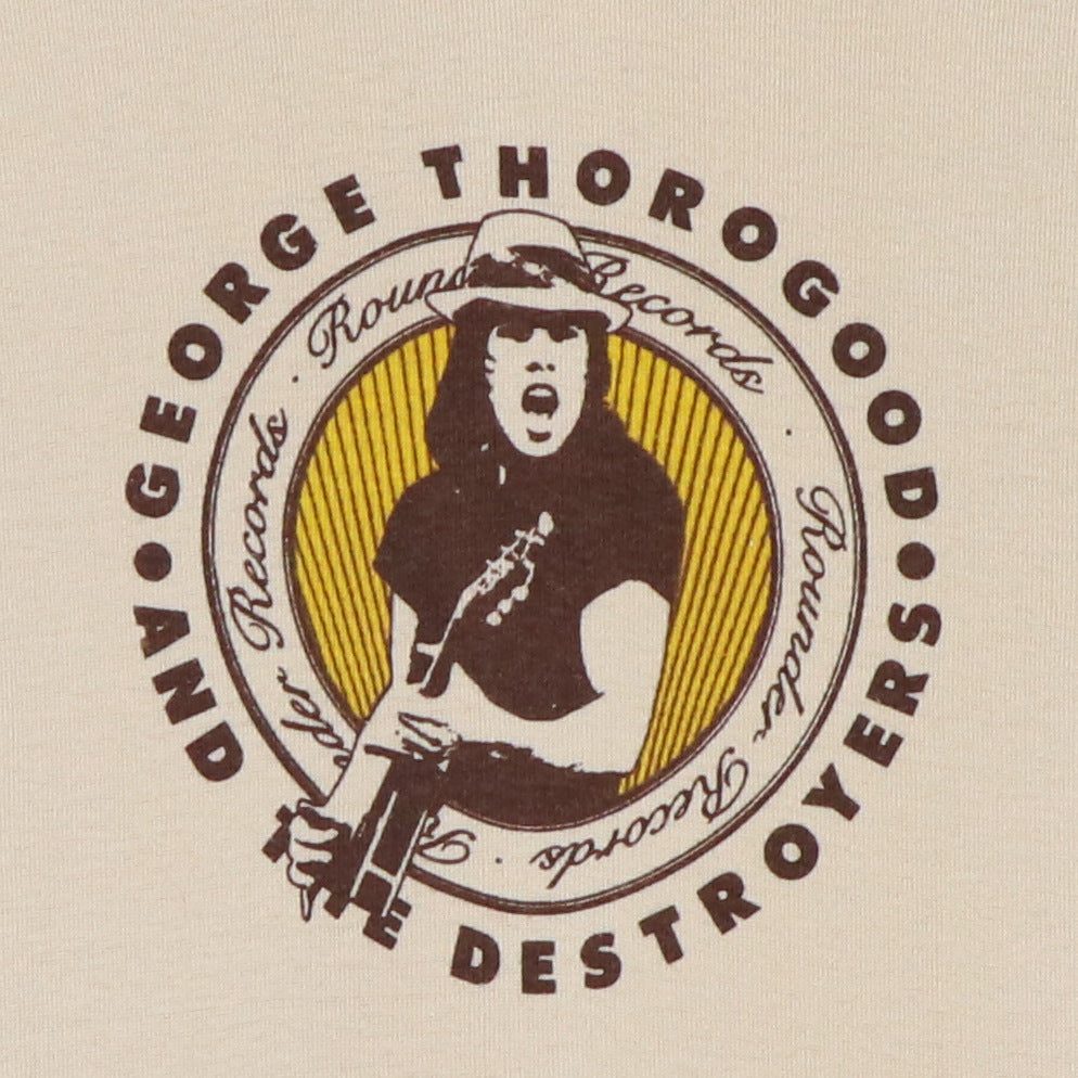 1977 George Thorogood And The Destroyers Rounder Records Shirt