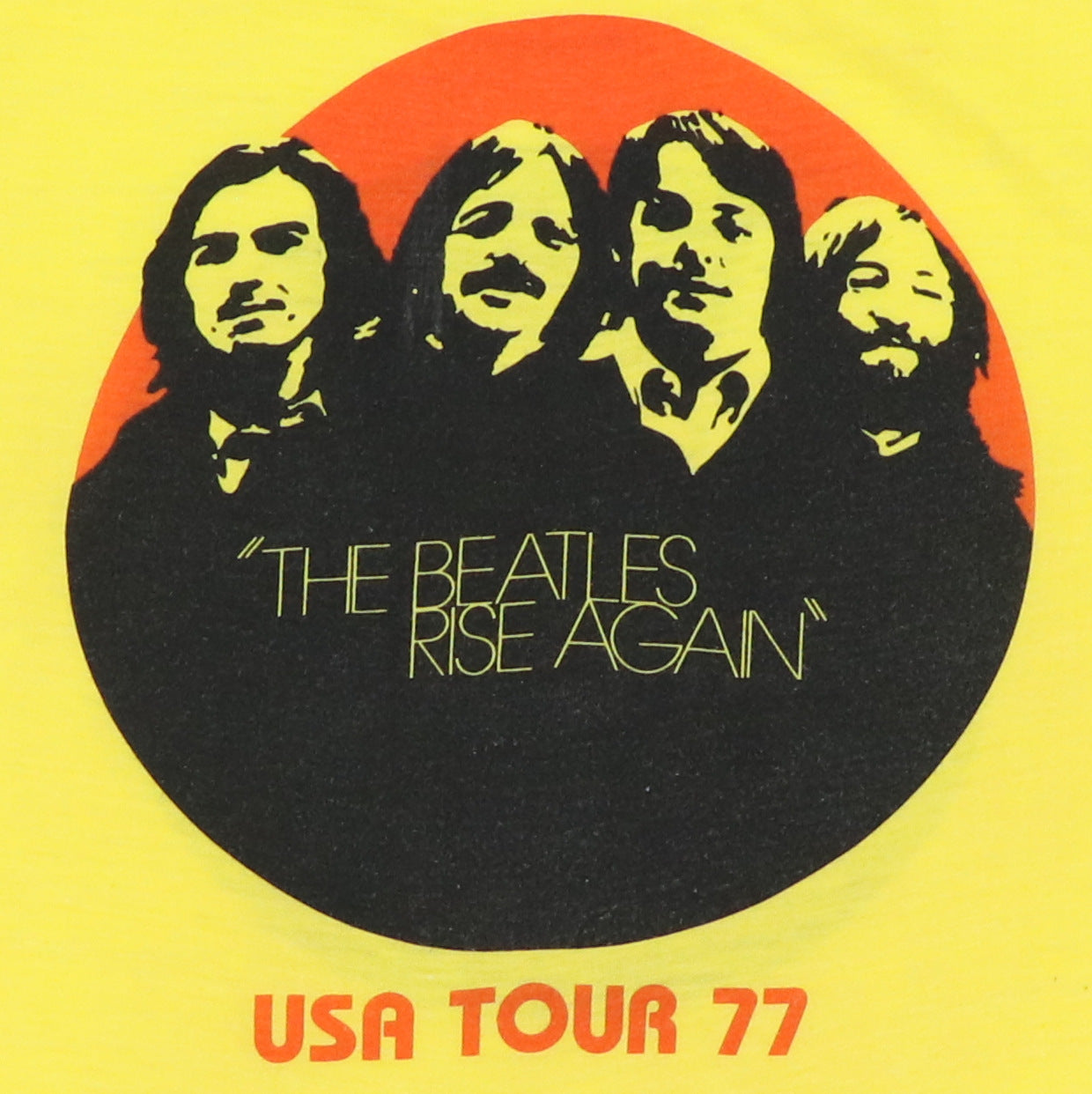 1977 The Beatles Rise Again USA Tour Shirt