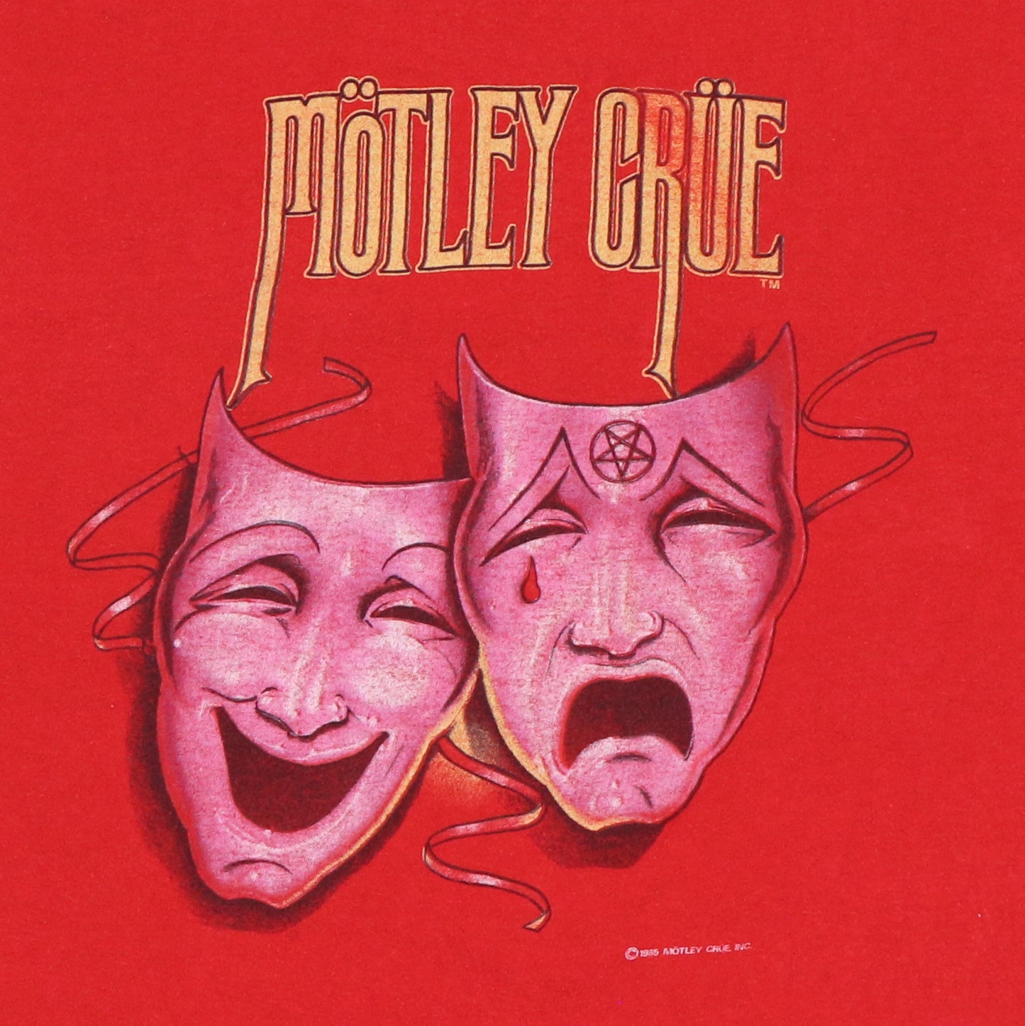 1985 Motley Crue Theatre Of Pain Tour Shirt