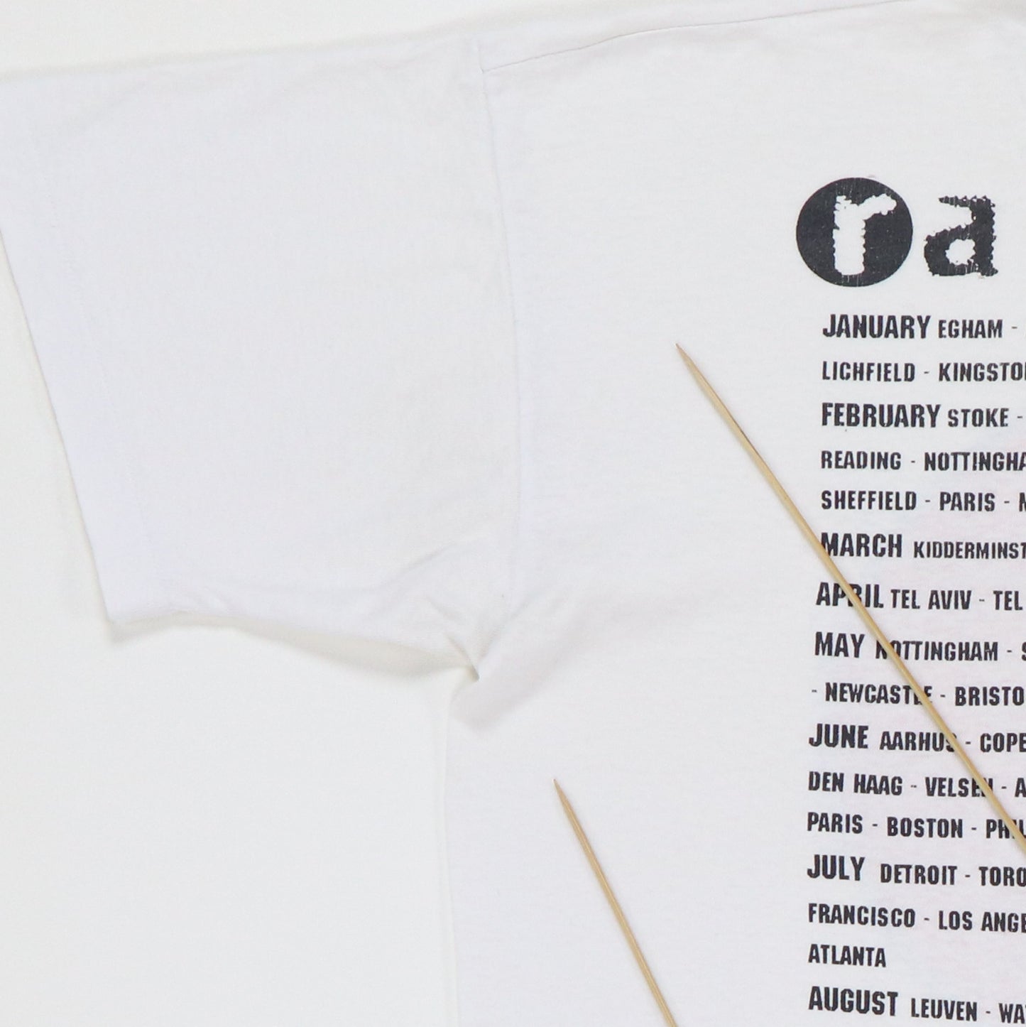 1993 Radiohead European Tour Shirt