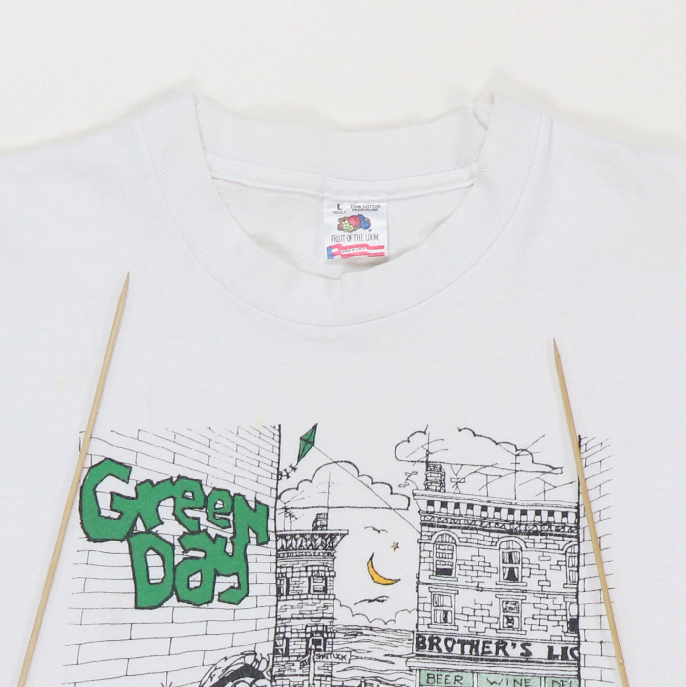 1993 Green Day Piss Flower Shirt – WyCo Vintage