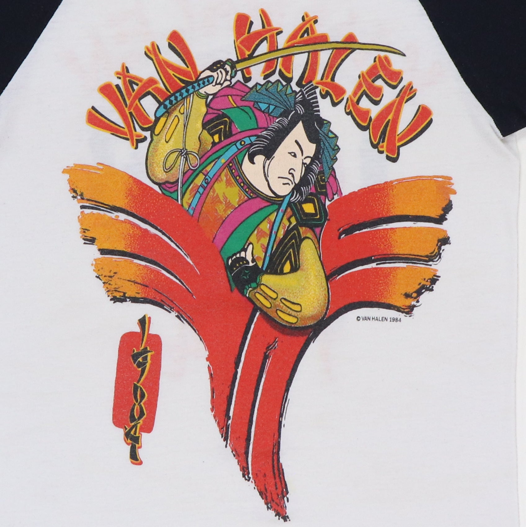 1984 Van Halen Samurai Jersey Shirt | Authentic Vintage Jersey