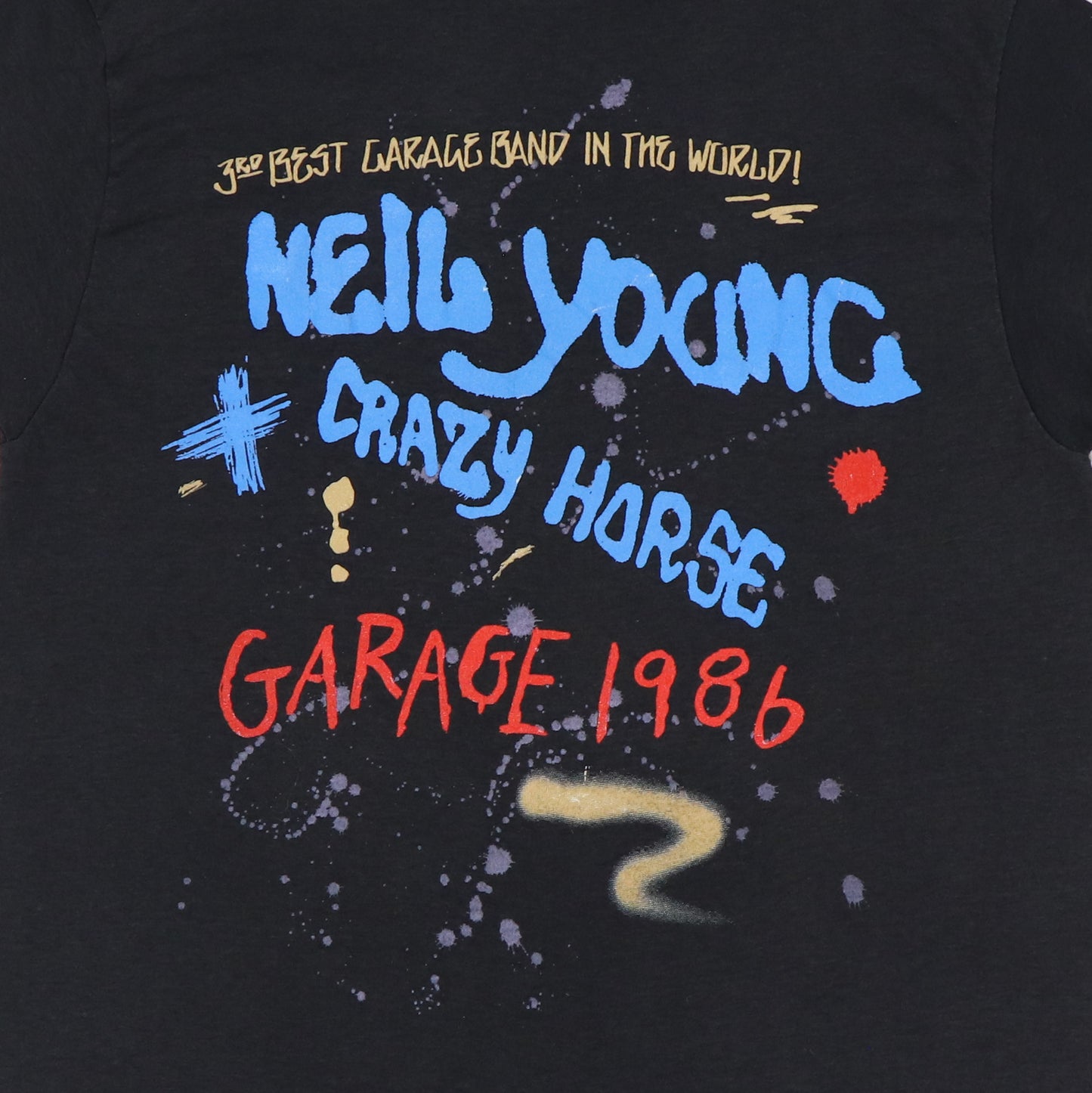 1986 Neil Young Garage Tour Shirt