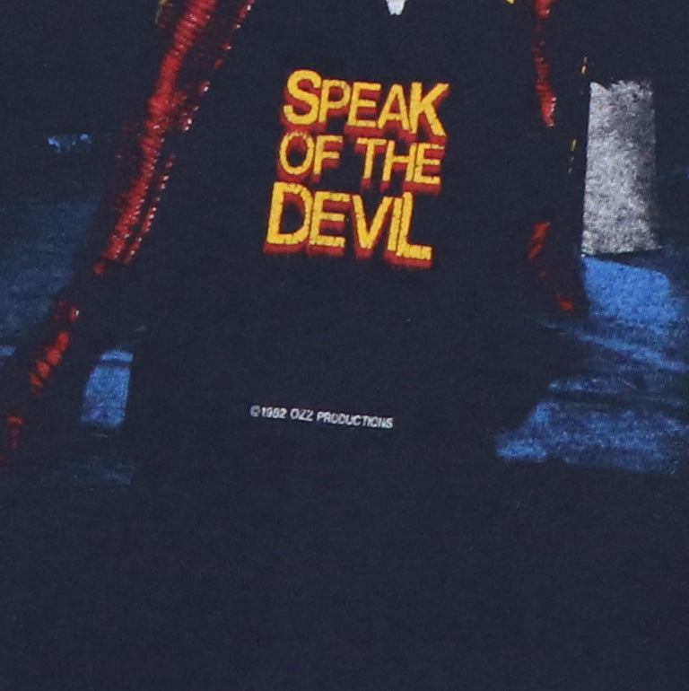 1982 Ozzy Osbourne Speak Of The Devil Shirt | Authentic Vintage