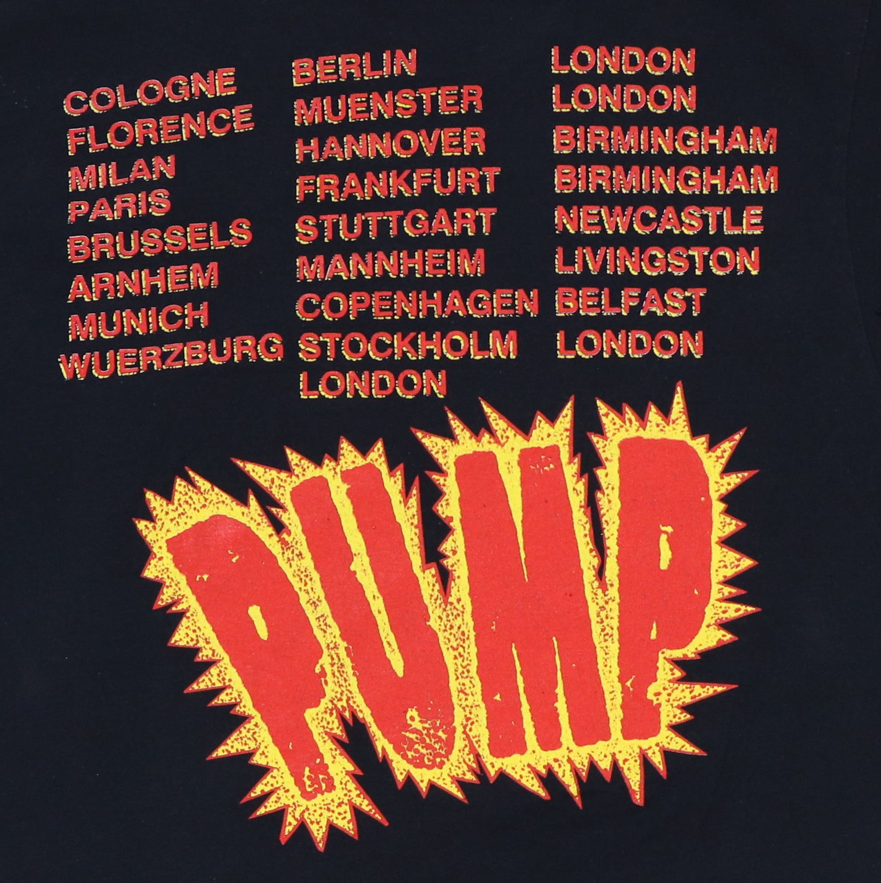1989 Aerosmith Pump Tour Shirt | Authentic Vintage Tee – WyCo Vintage