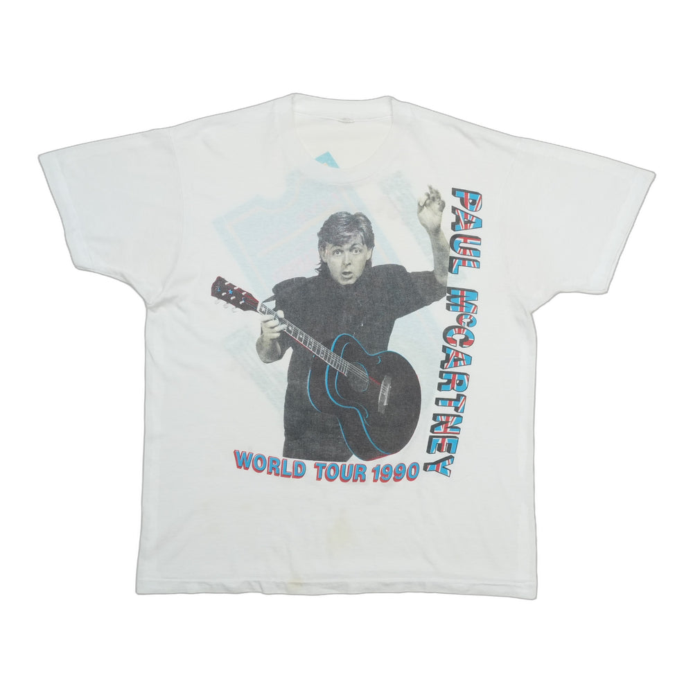 1990 Paul McCartney World Tour Shirt Front