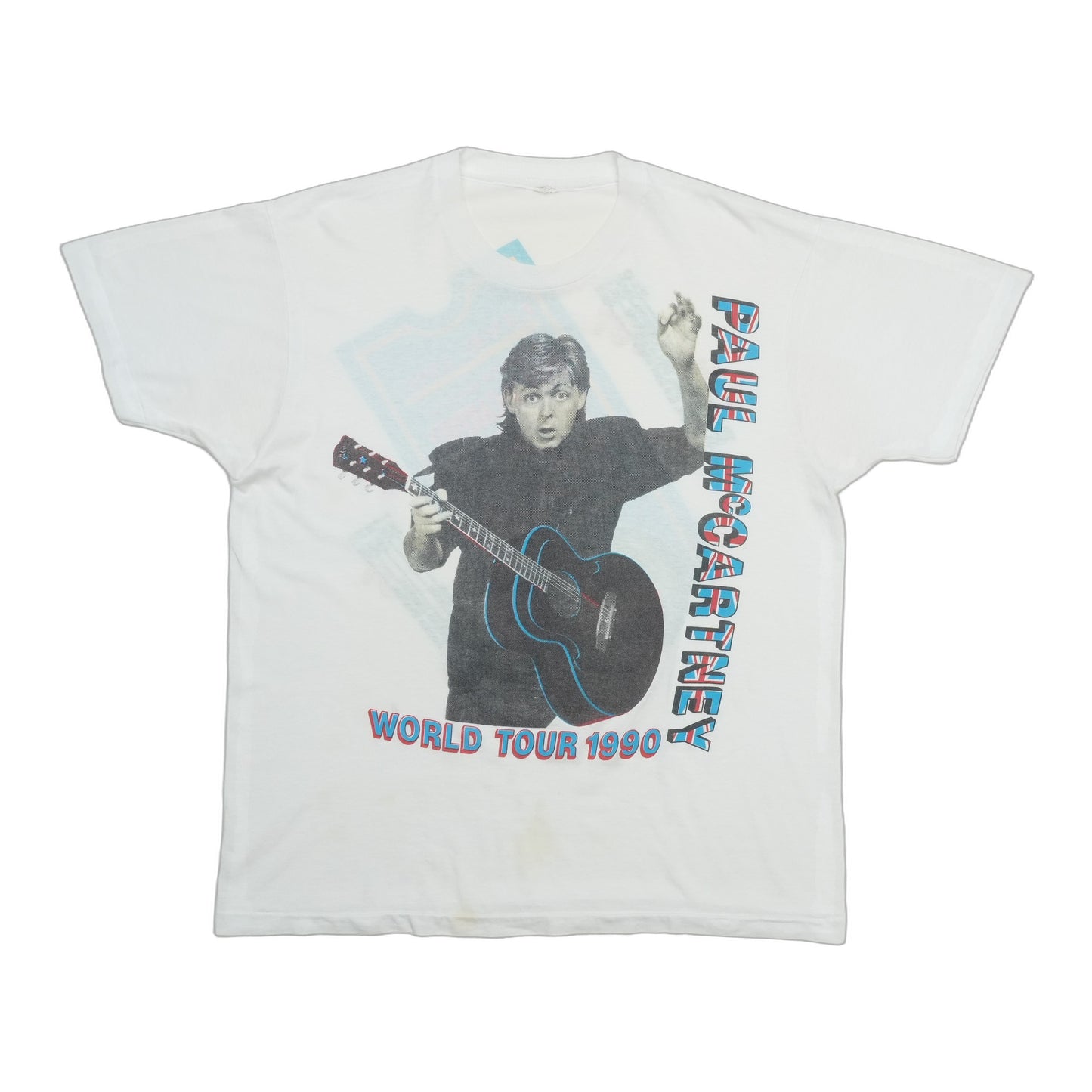 1990 Paul McCartney World Tour Shirt Front