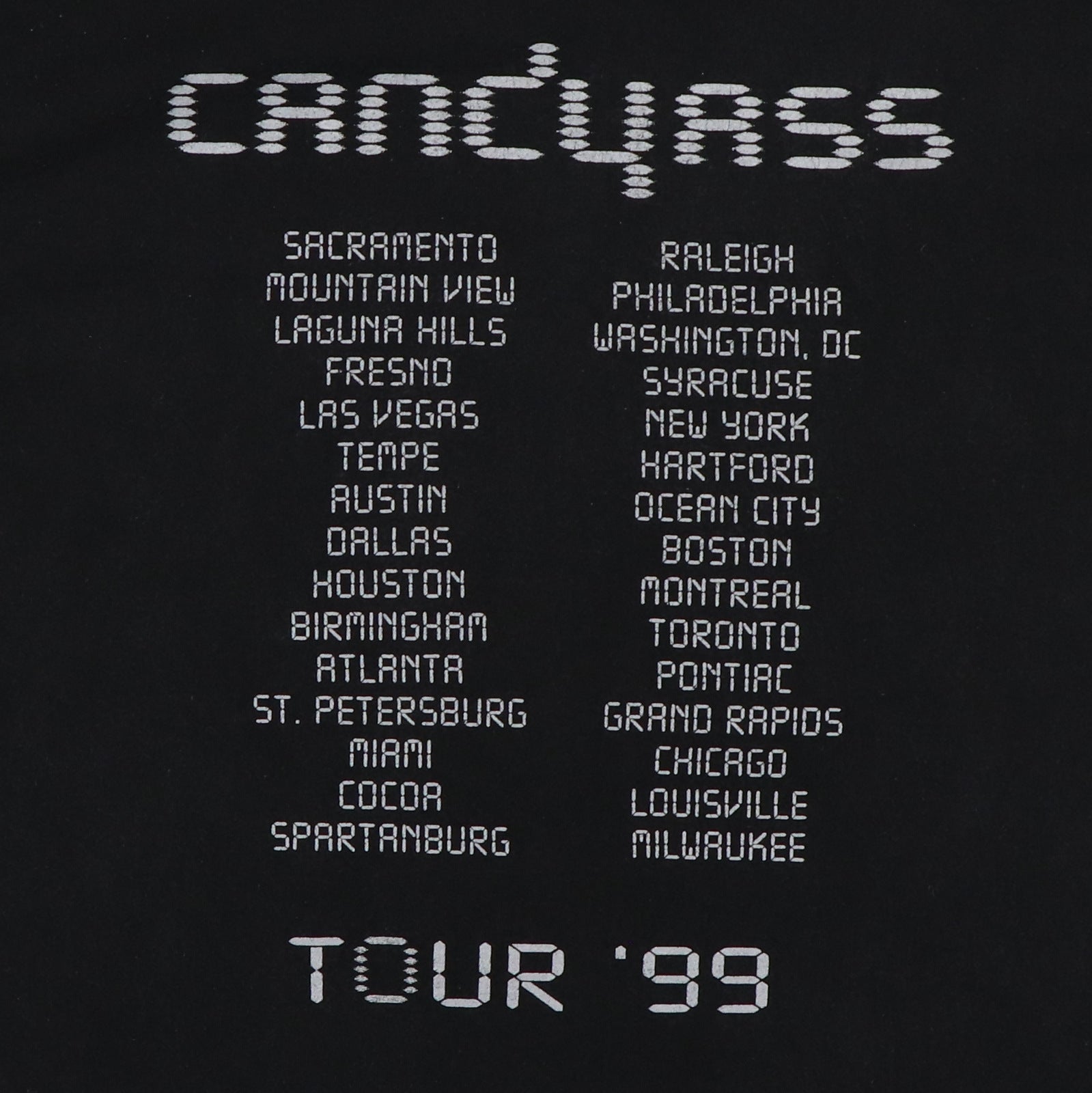 1999 Orgy Candyass Tour Shirt | Authentic Vintage Tee – WyCo Vintage