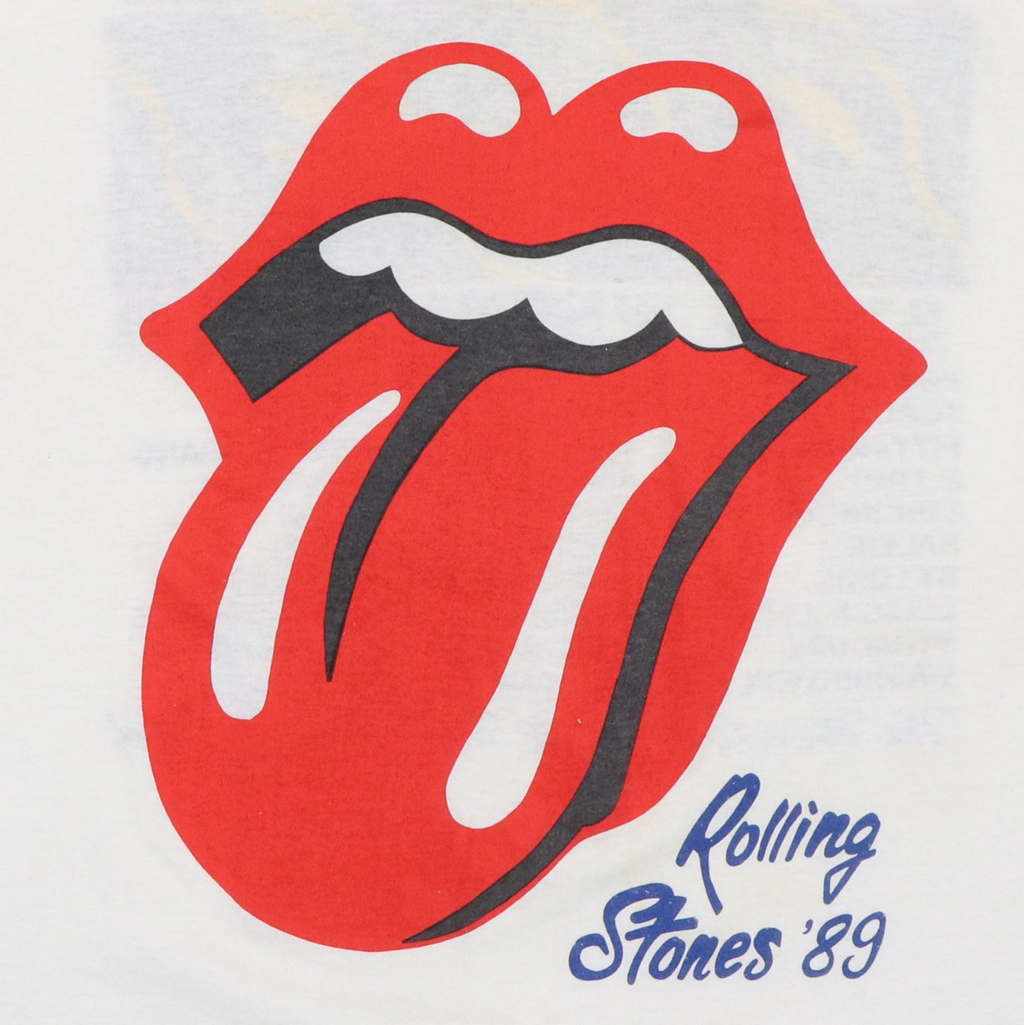 1989 Rolling Stones Steel Wheels Tour Shirt