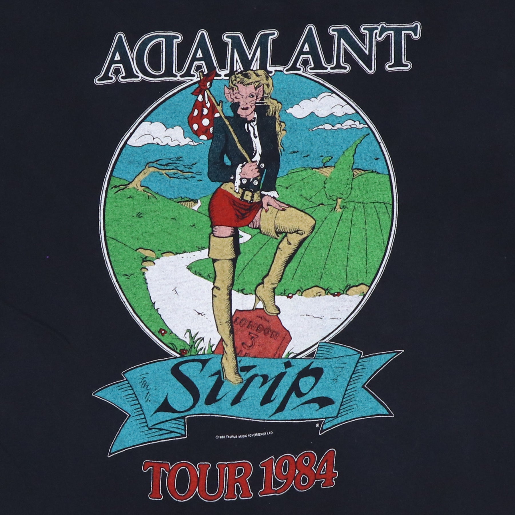 1984 Adam Ant Strip Tour Shirt | Authentic Vintage Tee – WyCo Vintage