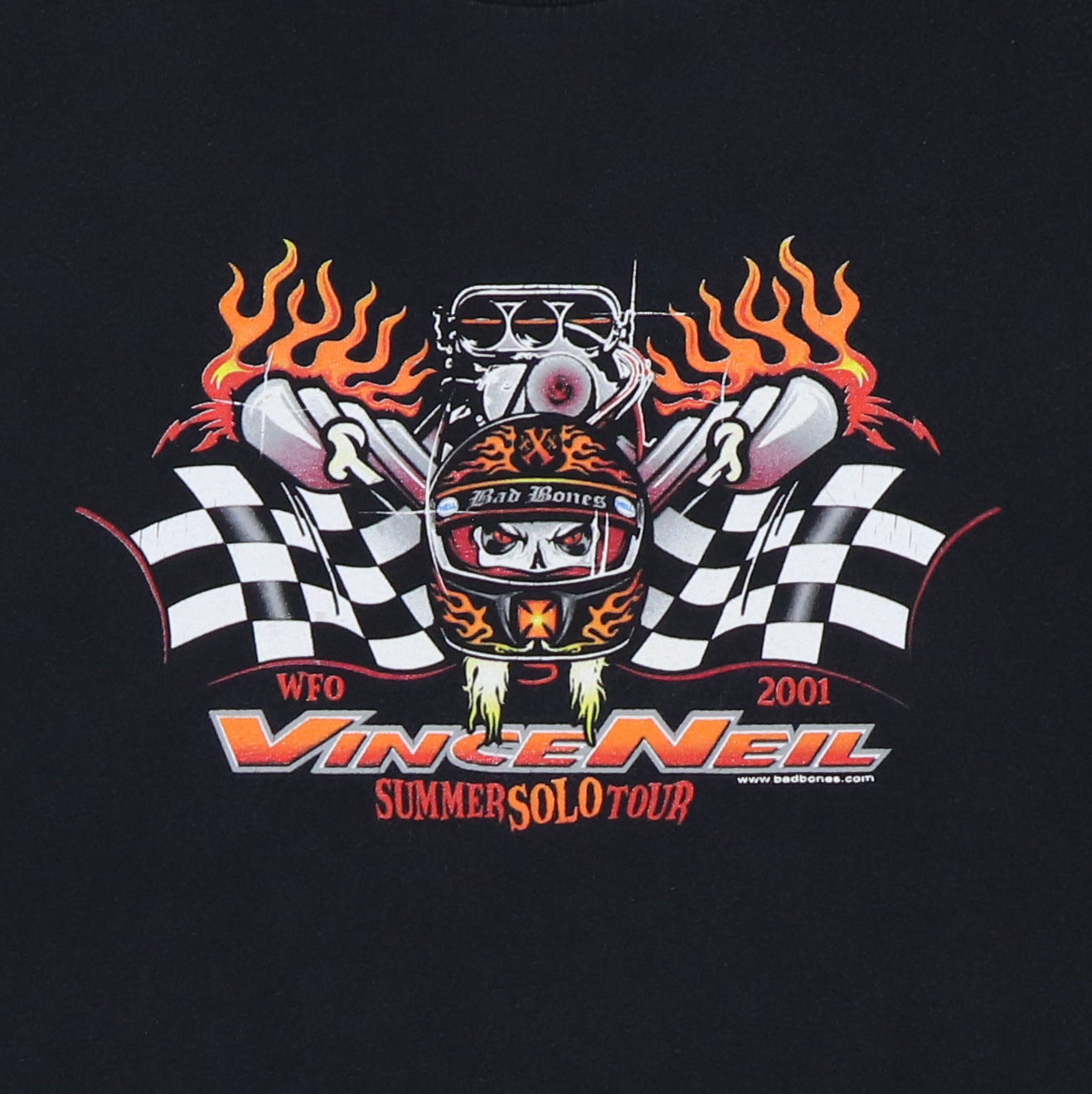 2001 Vince Neil Summer Solo Tour Shirt