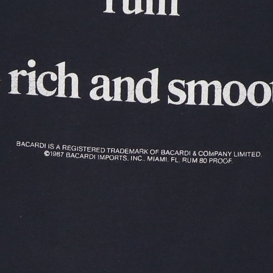 1987 Bacardi Rum Tuxedo Shirt