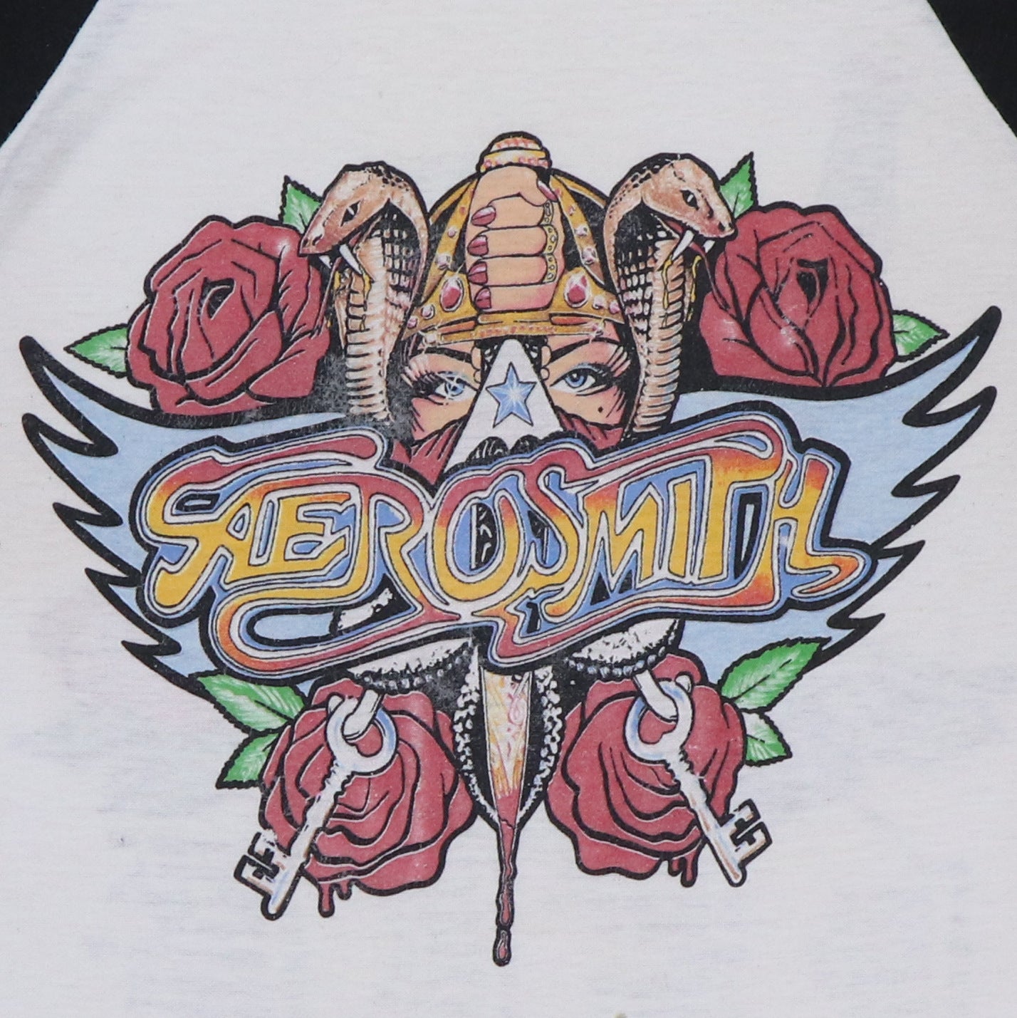 1988 Aerosmith Permanent Vacation Tour Jersey | Authentic Vintage 1988 Aerosmith Permanent Vacation Tour Jersey | Authentic Vintage