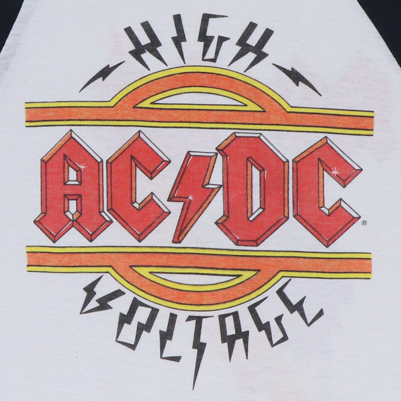 1980s ACDC High Voltage Jersey Shirt | Authentic Vintage Jersey