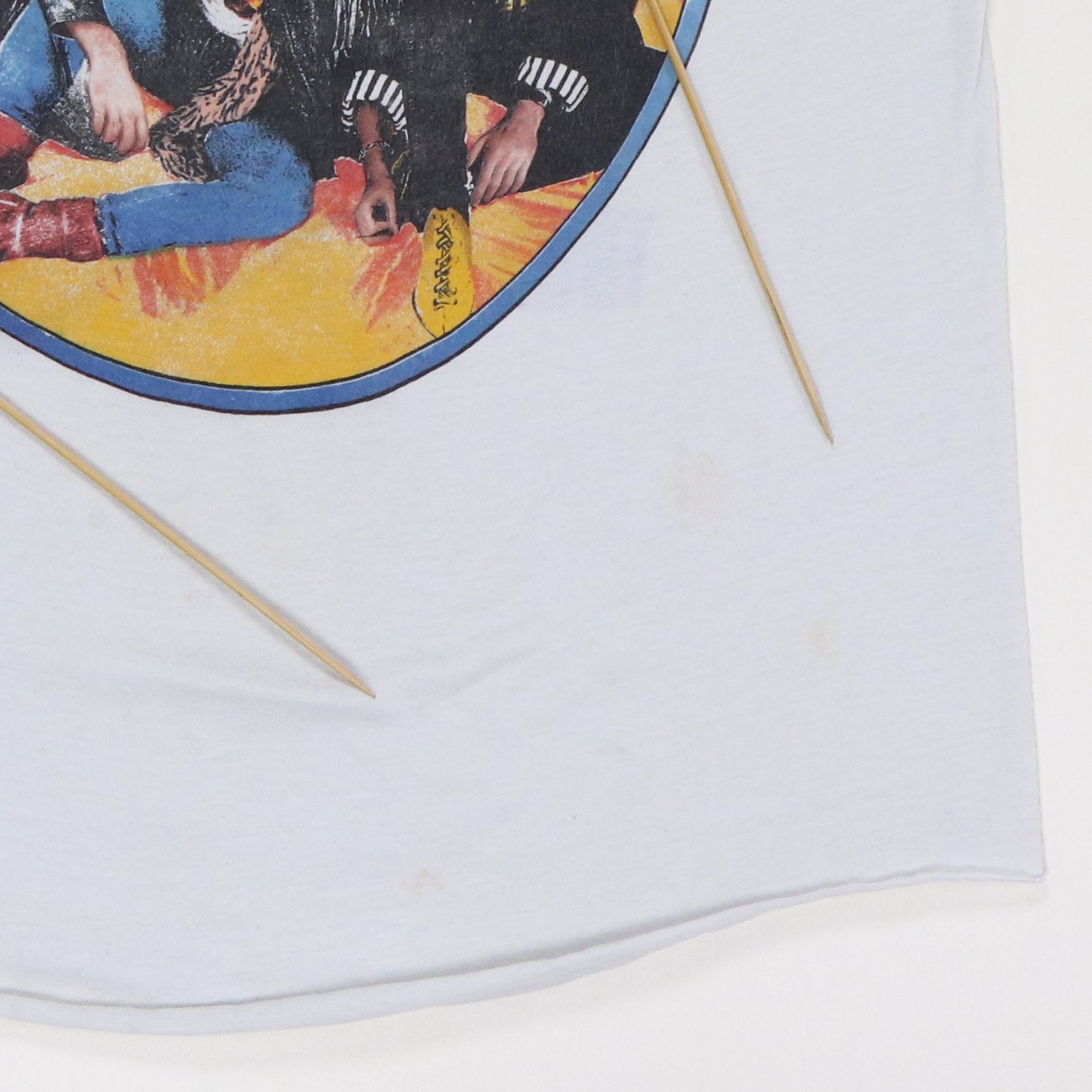 T-shirt Vintage Bon Jovi - Tournée USA Slippery When Wet 1986-1987 - Taille S - Occasion Très Bon état