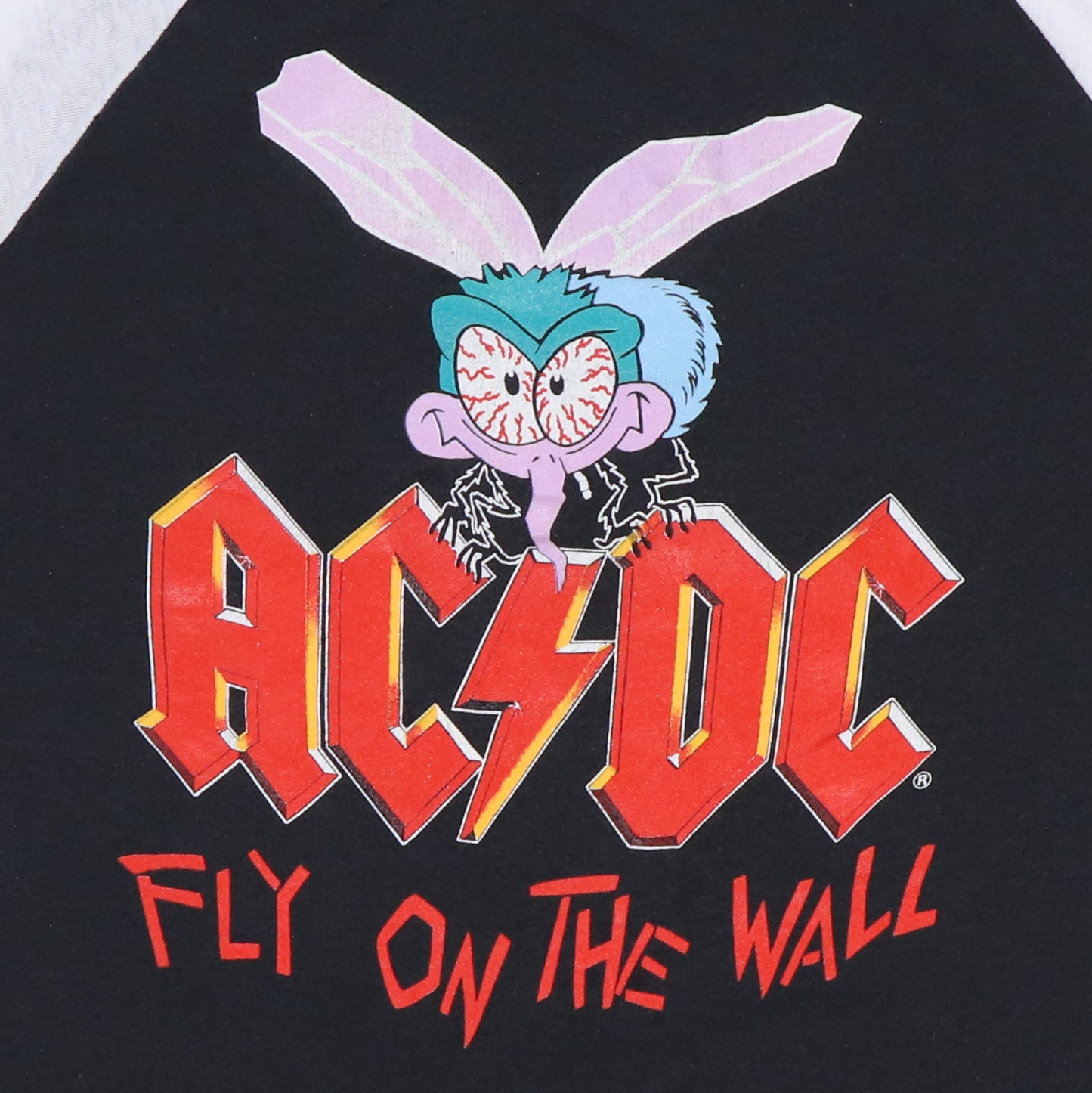 1985 ACDC Fly On The Wall Jersey Shirt