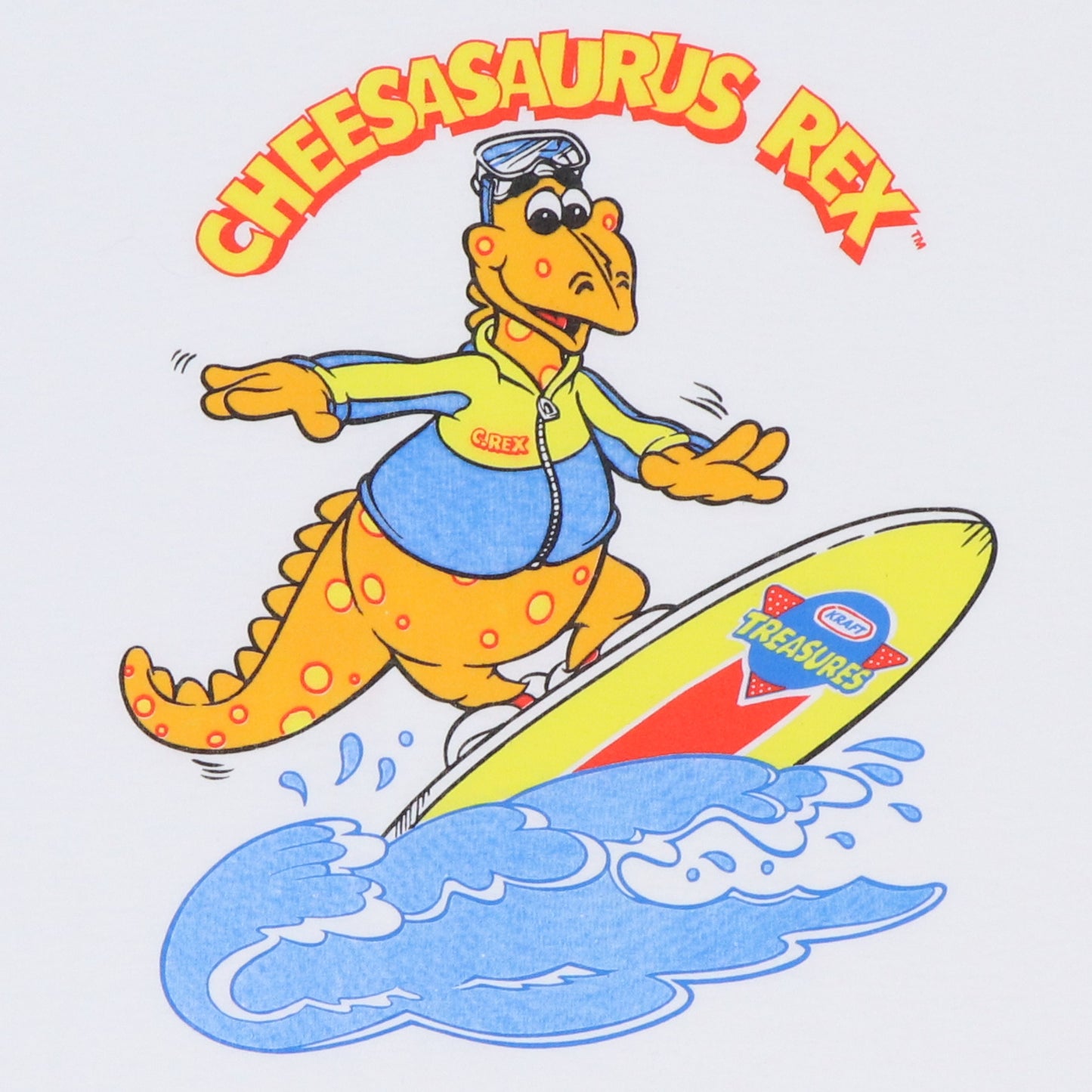 1990s Cheesasaurus Rex Kraft Macaroni And Cheese Shirt