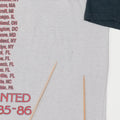 1985 Malice Unwanted Tour Jersey Shirt Detail