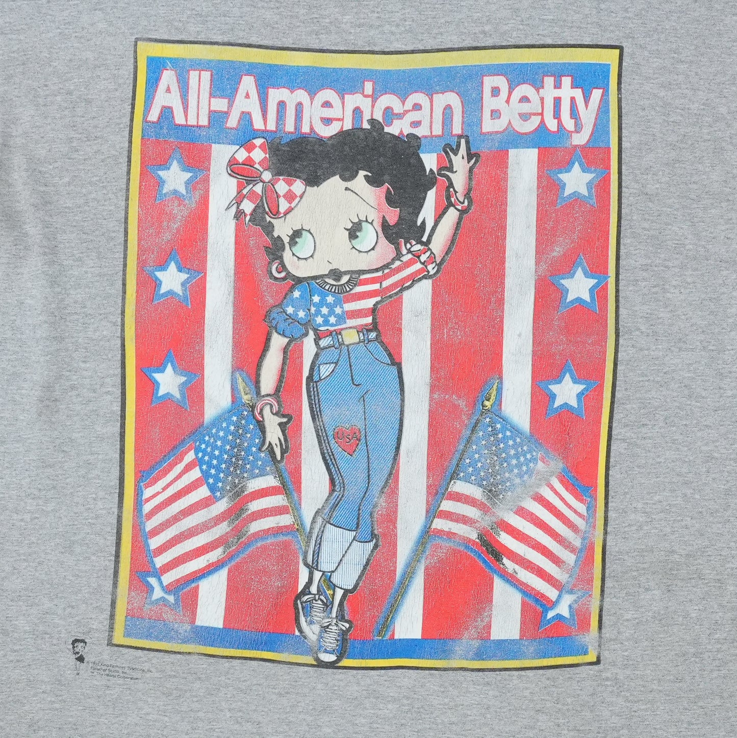 1998 All American Betty Boop Shirt Detail