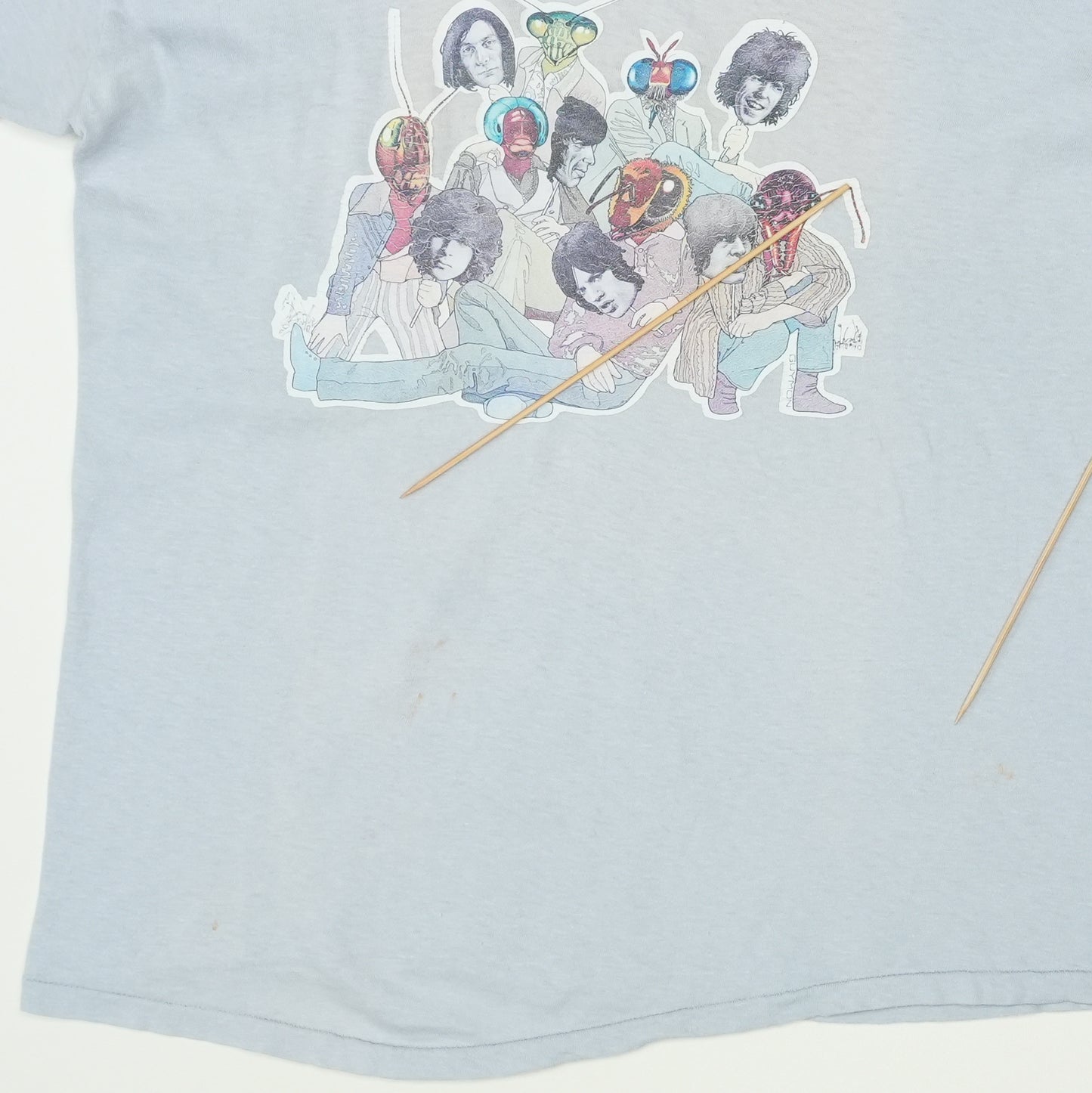 1975 Rolling Stones Metamorphosis Shirt Detail