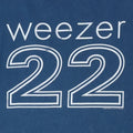 1990s Weezer 22 Shirt Detail