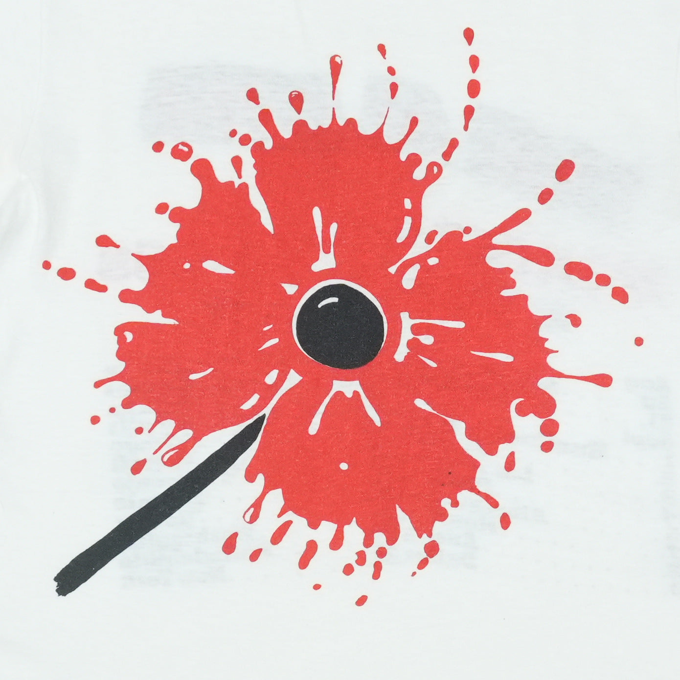 1986 The Alarm Tour Shirt Detail