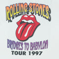 1997 Rolling Stones Bridges To Babylon Tour Shirt Detail