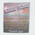 1997 Rolling Stones Bridges To Babylon Tour Shirt Detail