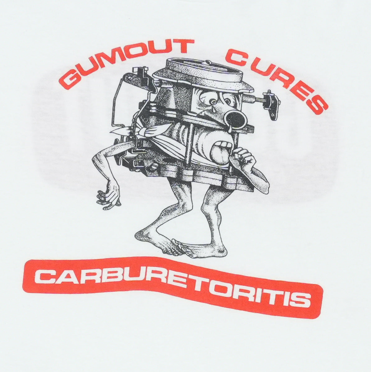 1970s Gumout Carburetor Cleaner Shirt Detail