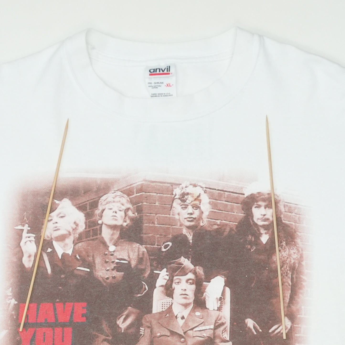 1997 Rolling Stones Have You Seen Your Mother Baby Shirt Detail
