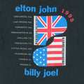 1995 Elton John Billy Joel Tour Shirt Detail