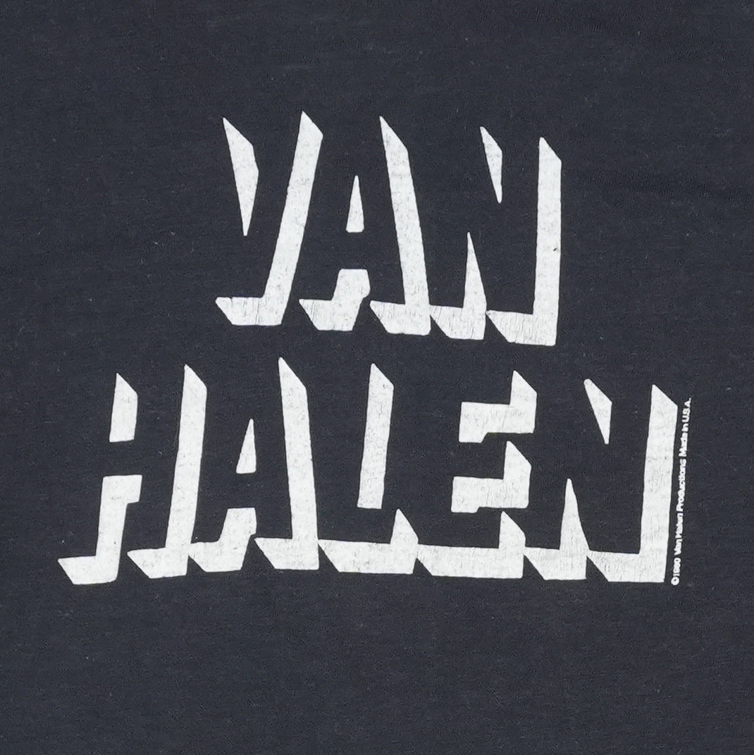 1980 Van Halen Invasion Tour Shirt Detail