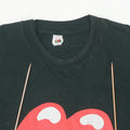 1989 Rolling Stones Steel Wheels Tour Shirt Detail