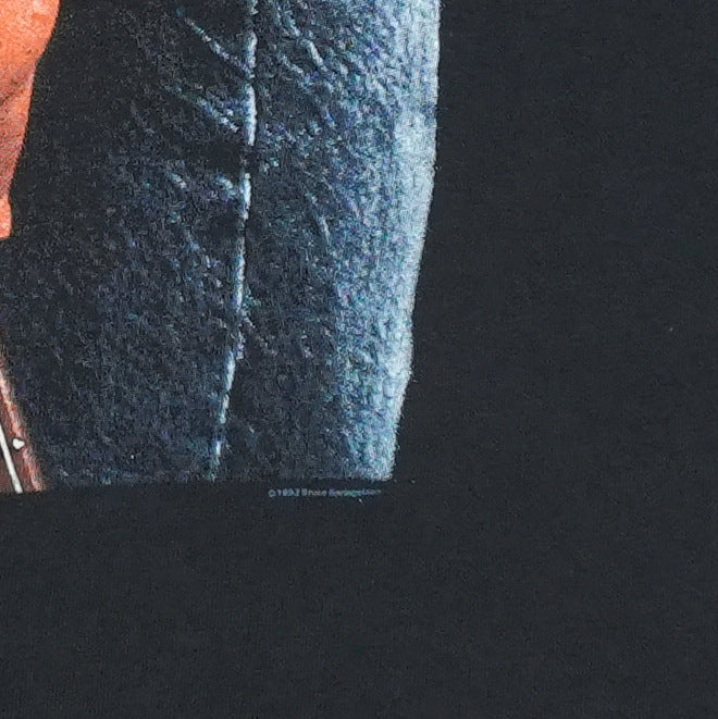 1992 Bruce Springsteen World Tour Shirt Detail