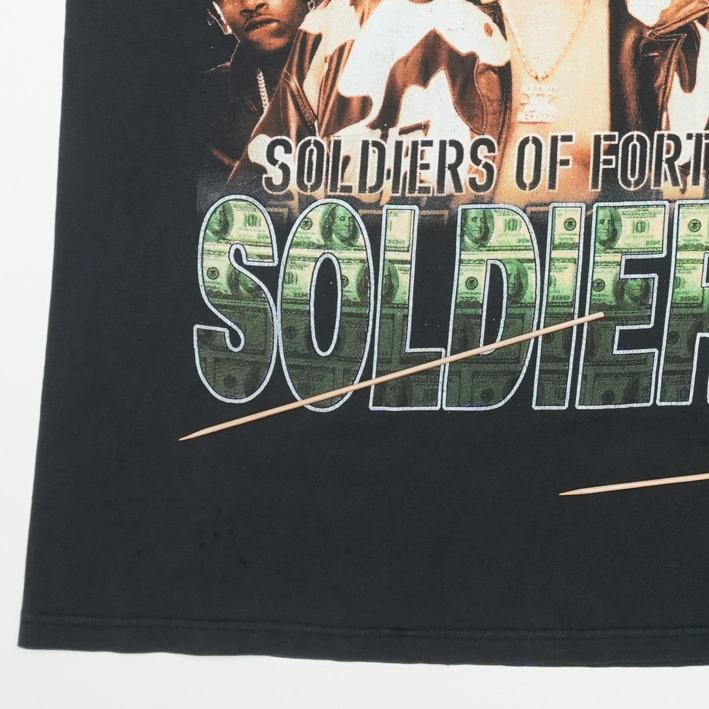 1990s No Limit Records Soldiers Of Fortune Shirt Detail